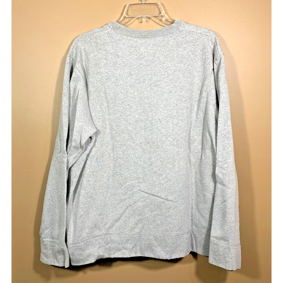 Vintage Tommy Jeans Embroidered Spellout HILFIGER DENIM Sweatshirt Gray LARGE - Picture 6 of 8